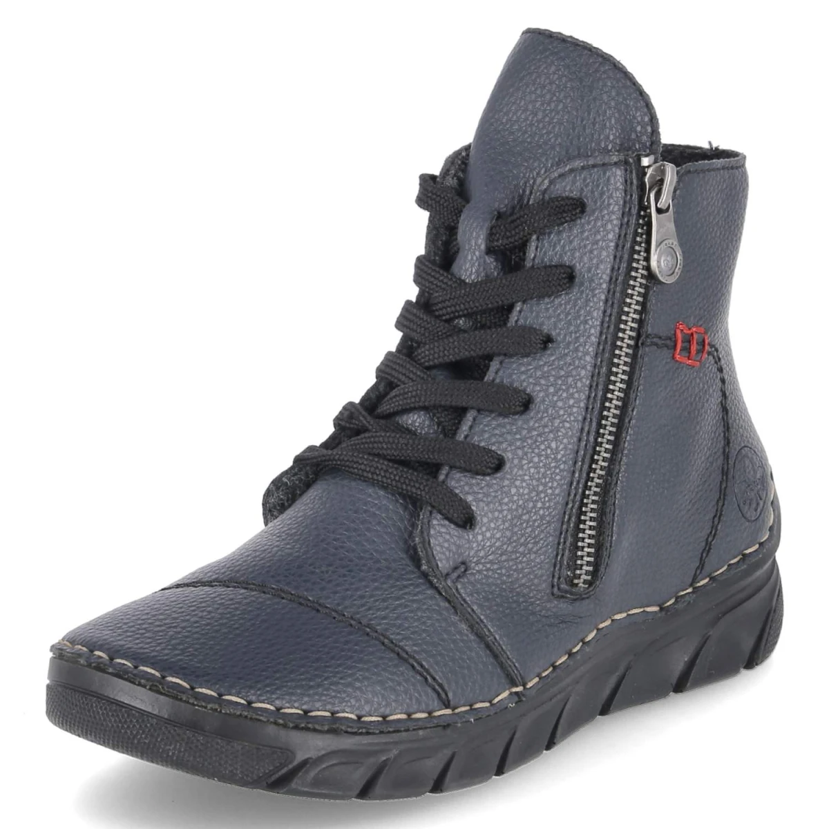 Schnürstiefeletten - blau