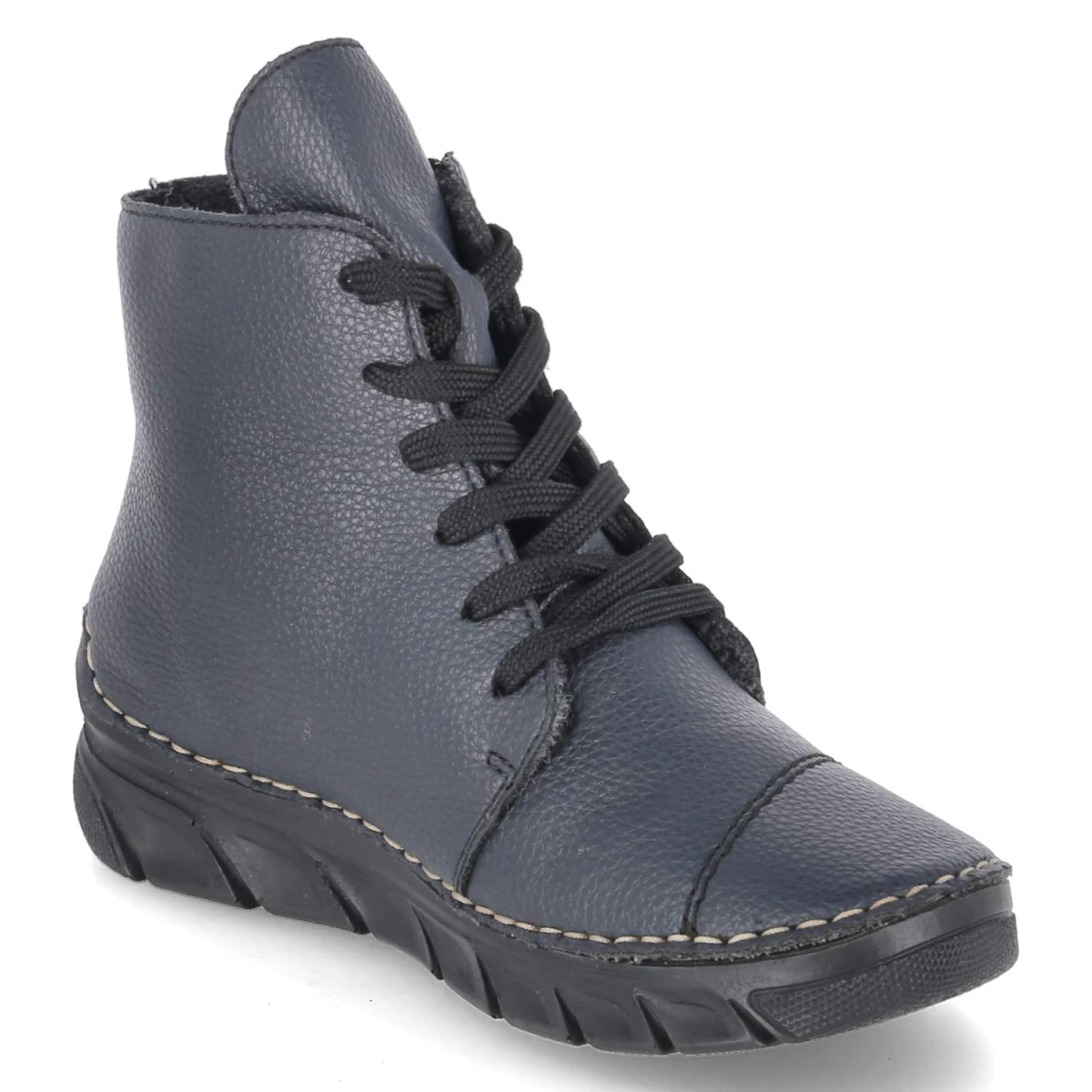 Schnürstiefeletten - blau