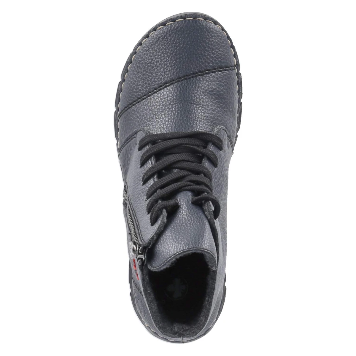 Schnürstiefeletten - blau