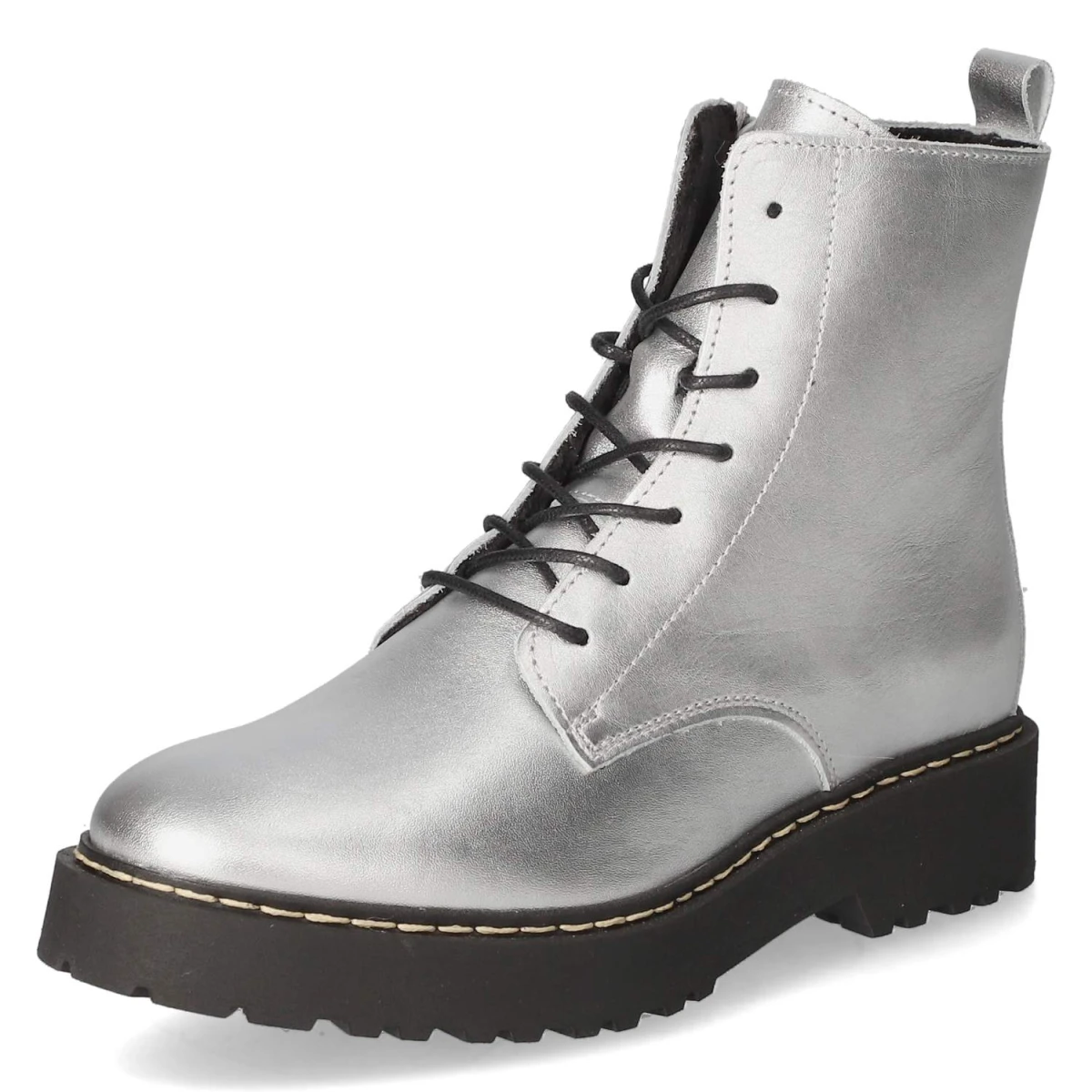 Schnürstiefeletten - SILVER