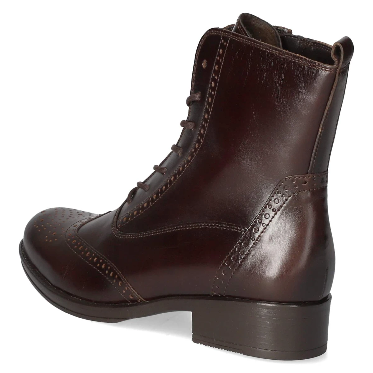 Schnürstiefeletten - kastanie (Effekt)