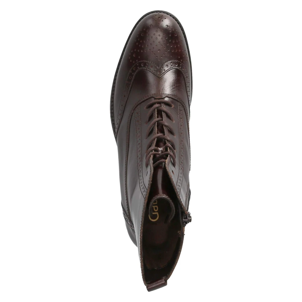 Schnürstiefeletten - kastanie (Effekt)