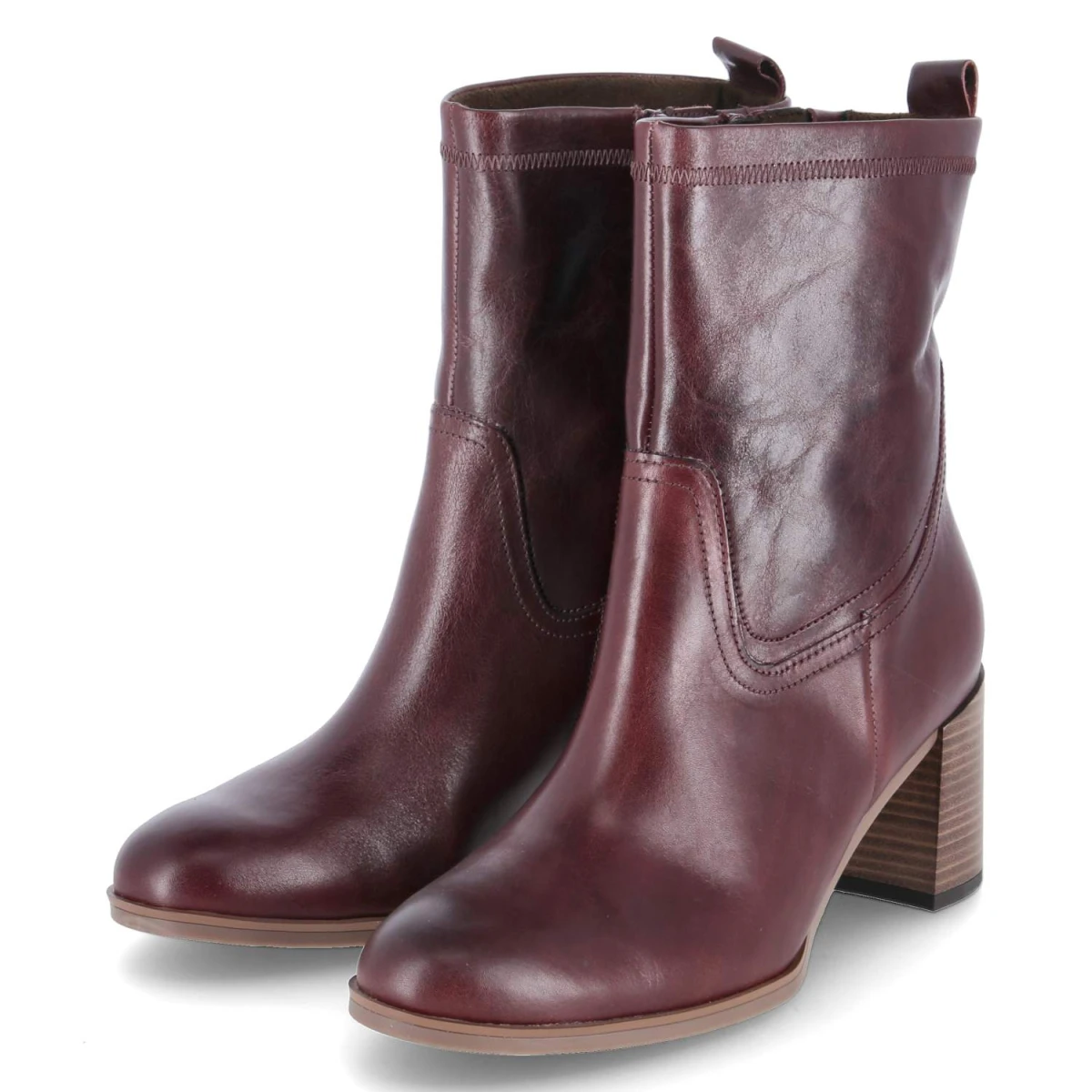 Stiefeletten - bordeaux (Micro)