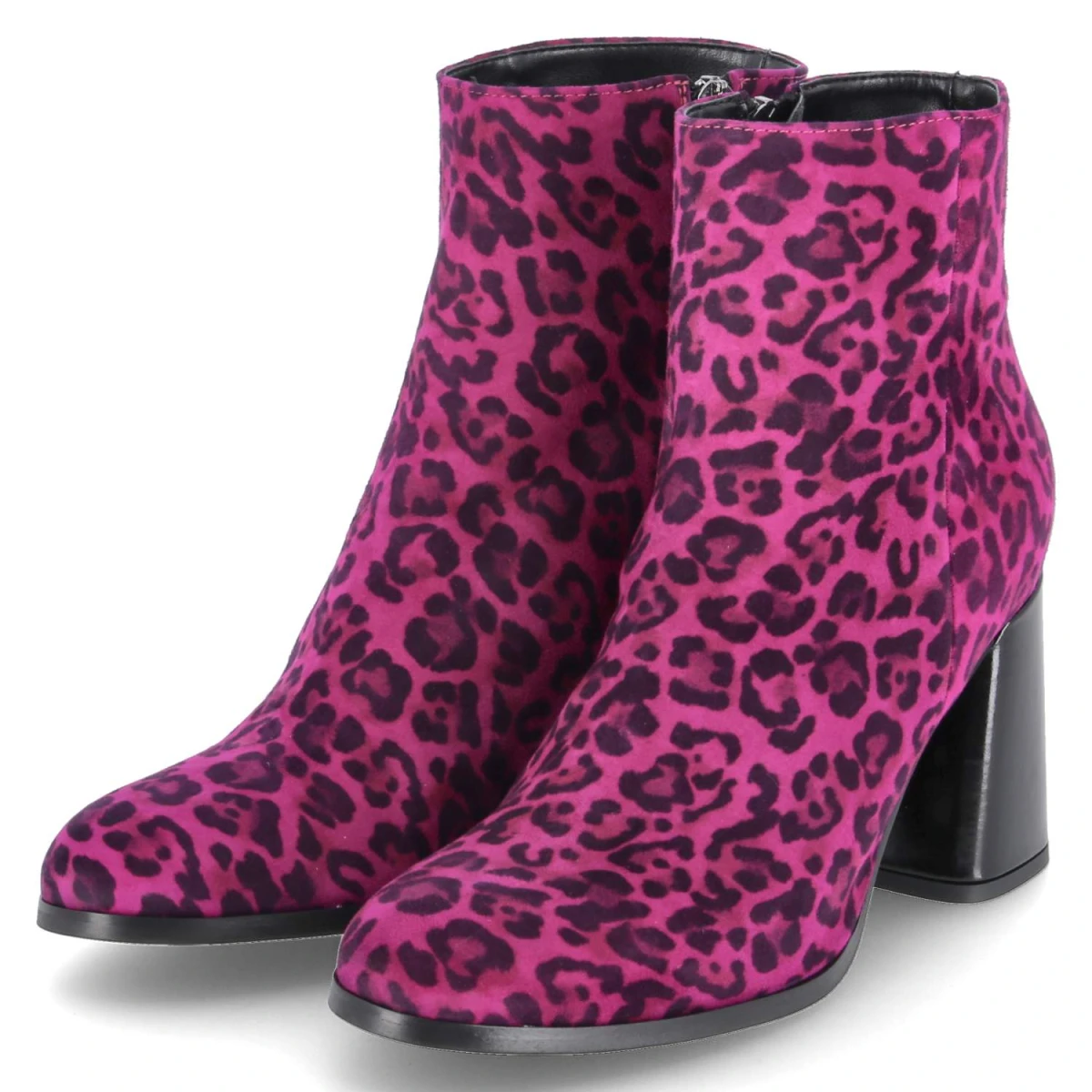 Ankle Boots - ciclamino/nero