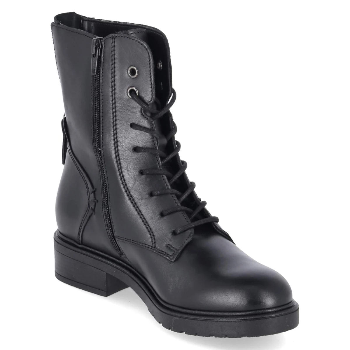 Schnüstiefeletten - black