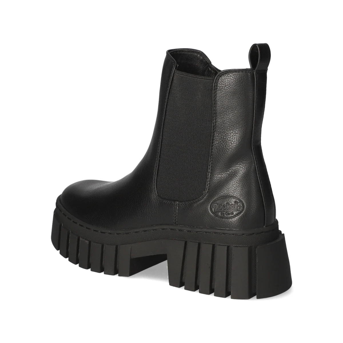 Chelsea Boots - schwarz/rot