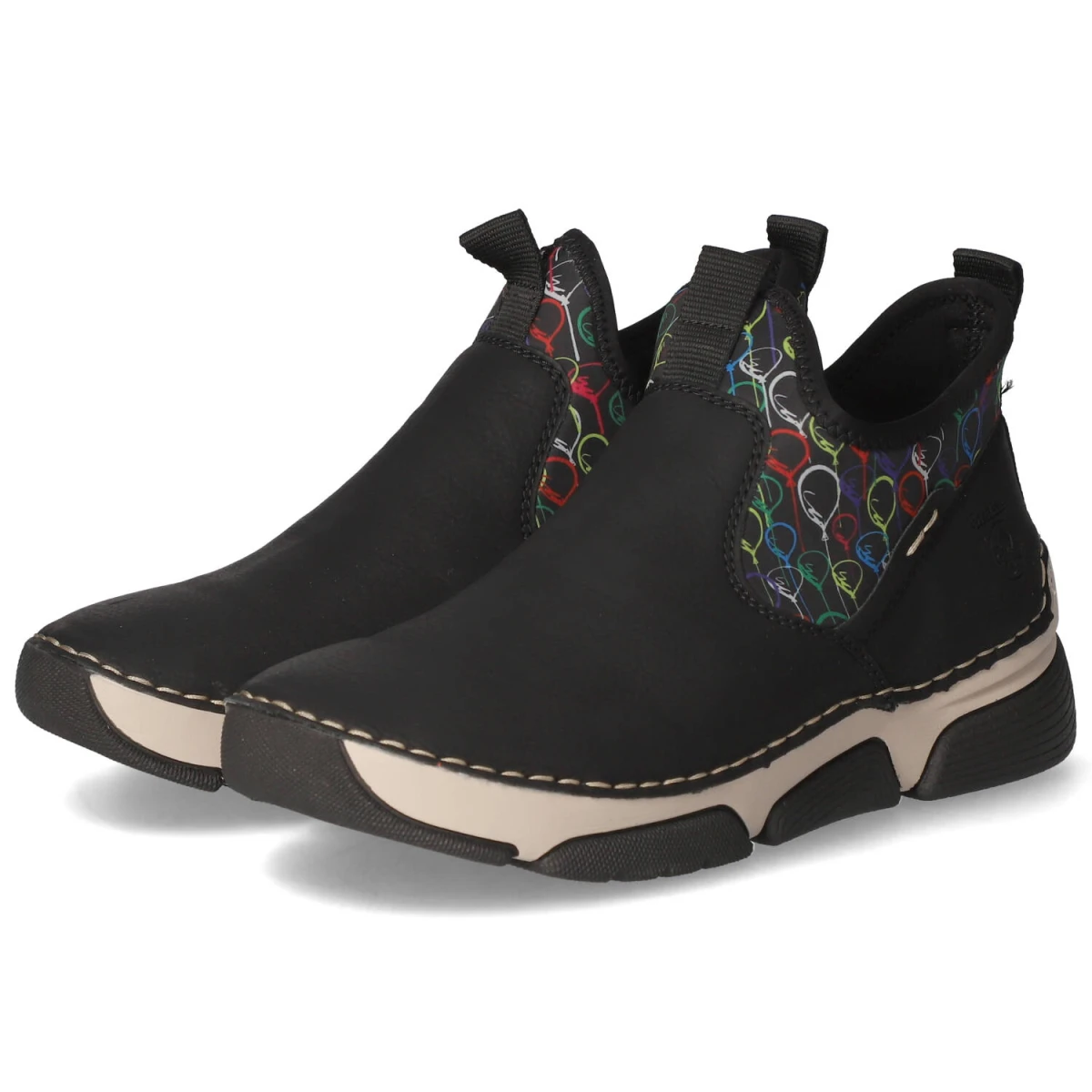 Slip-On Sneaker - schwarz/schwarz-balao