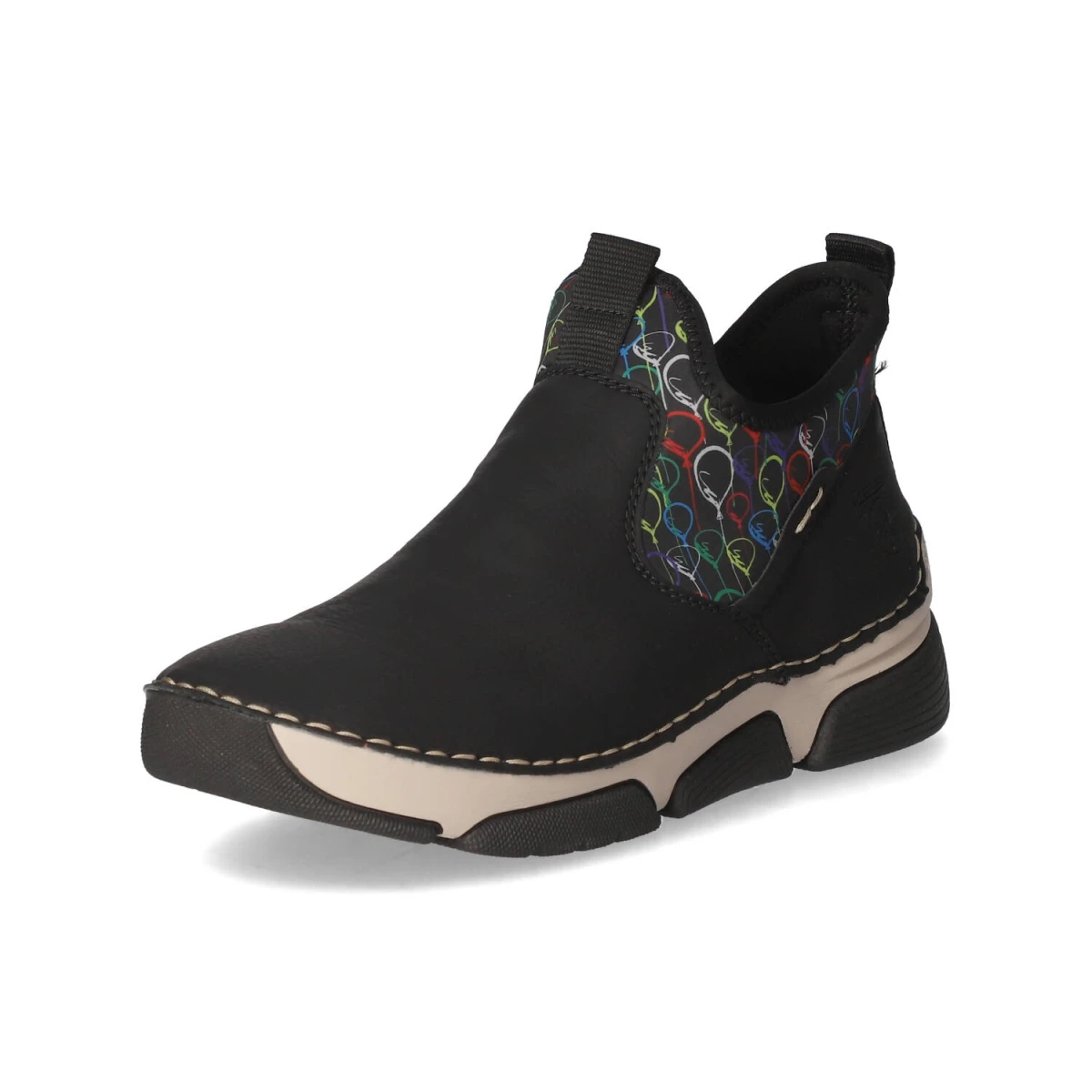 Slip-On Sneaker - schwarz/schwarz-balao