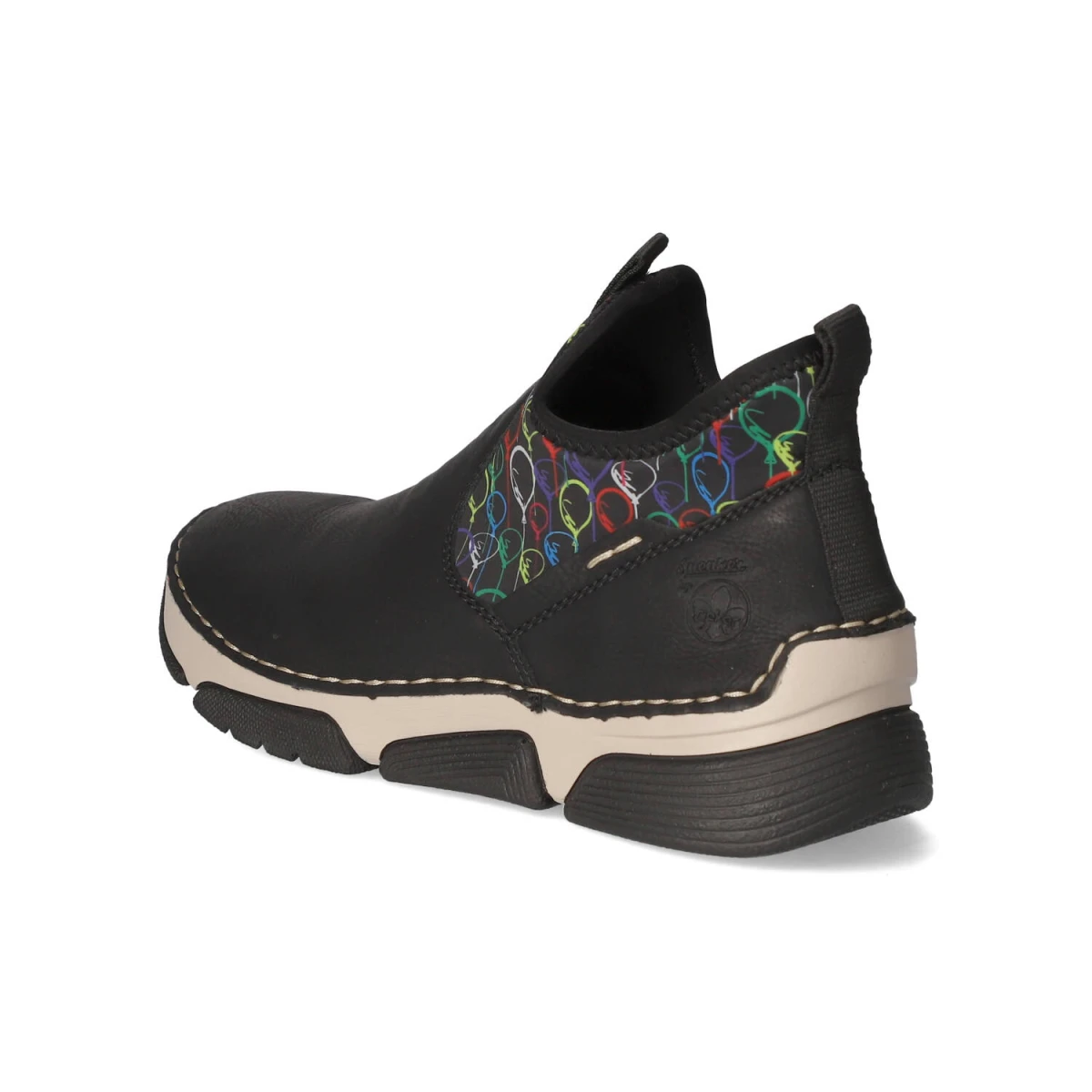 Slip-On Sneaker - schwarz/schwarz-balao