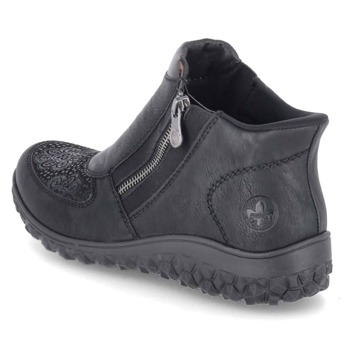 Stiefletten - schwarz