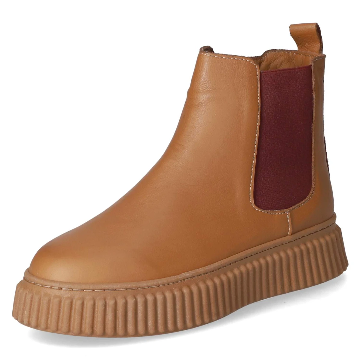 Chelsea Boots - braun/burgund