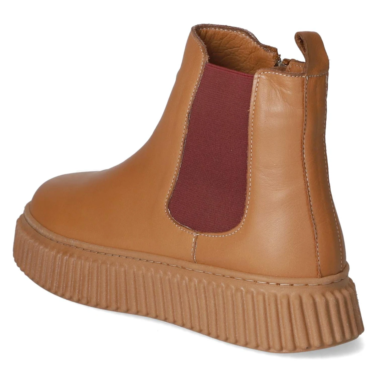 Chelsea Boots - braun/burgund