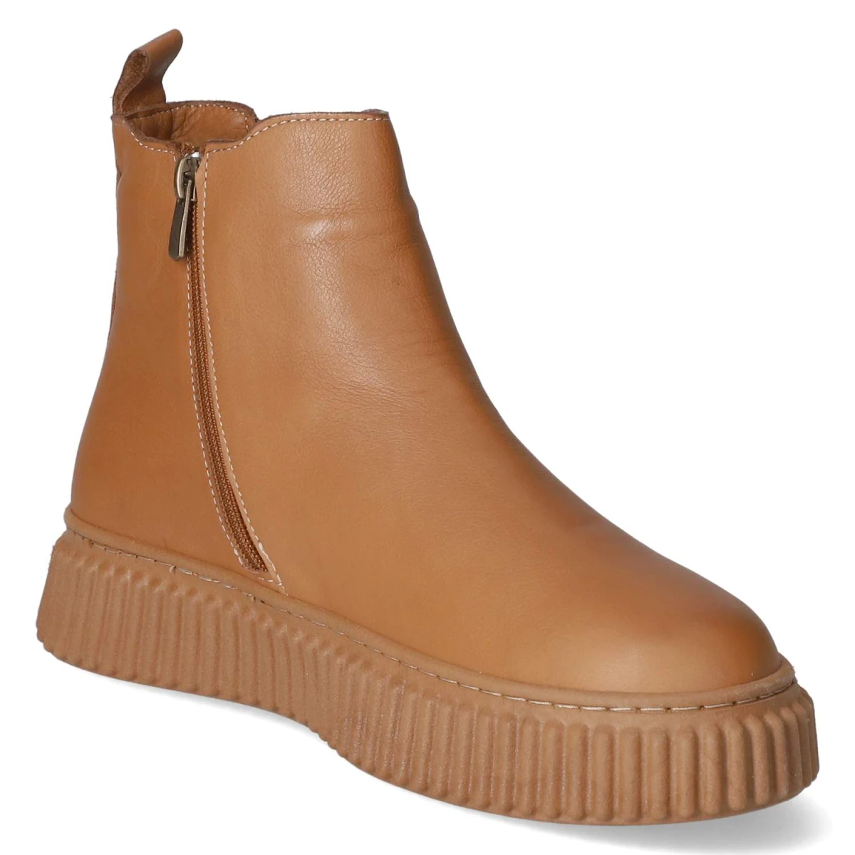 Chelsea Boots - braun/burgund