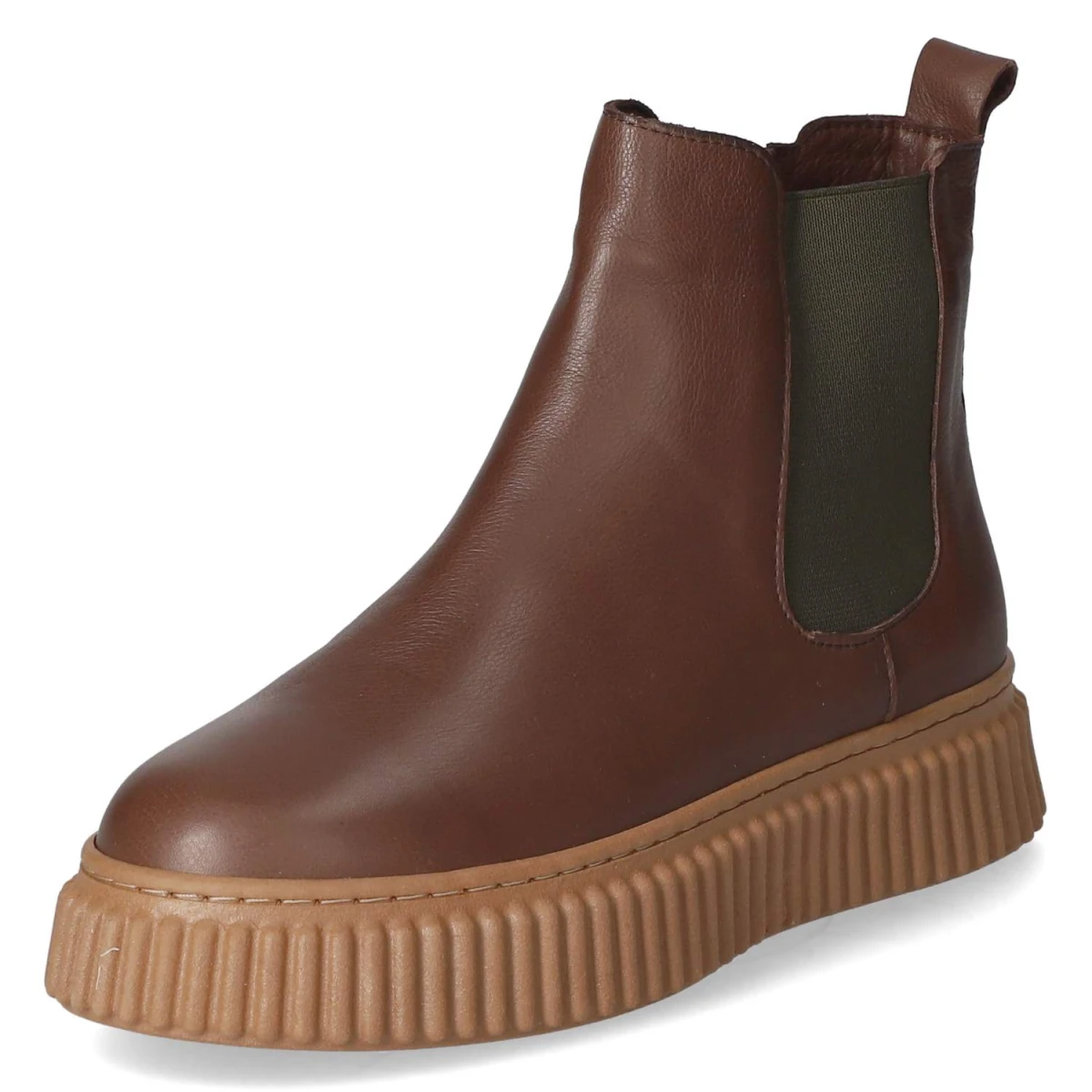 Chelsea Boots - mokka/oliv