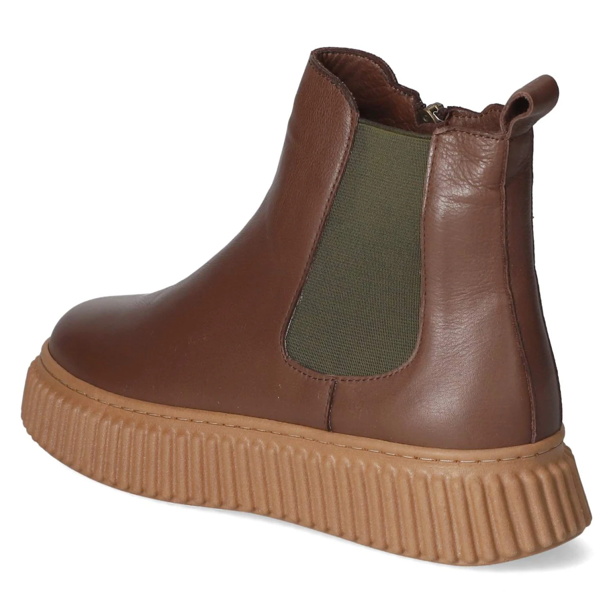 Chelsea Boots - mokka/oliv