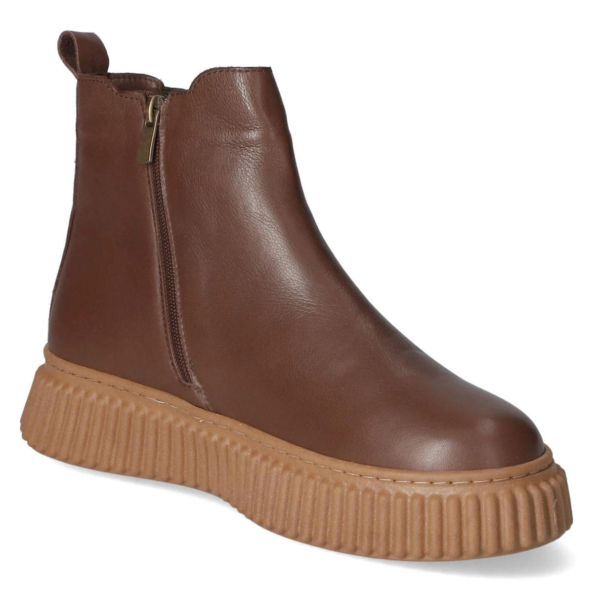 Chelsea Boots - mokka/oliv