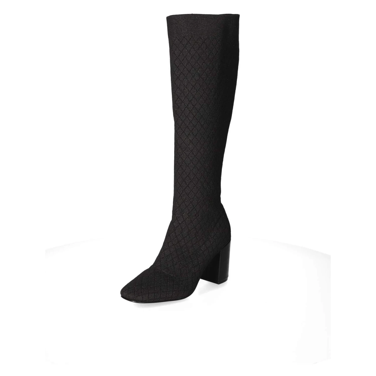 Stiefel - black/silver
