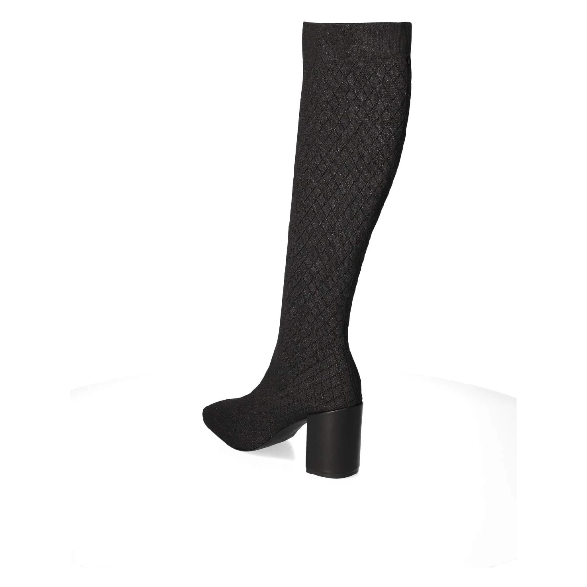 Stiefel - black/silver