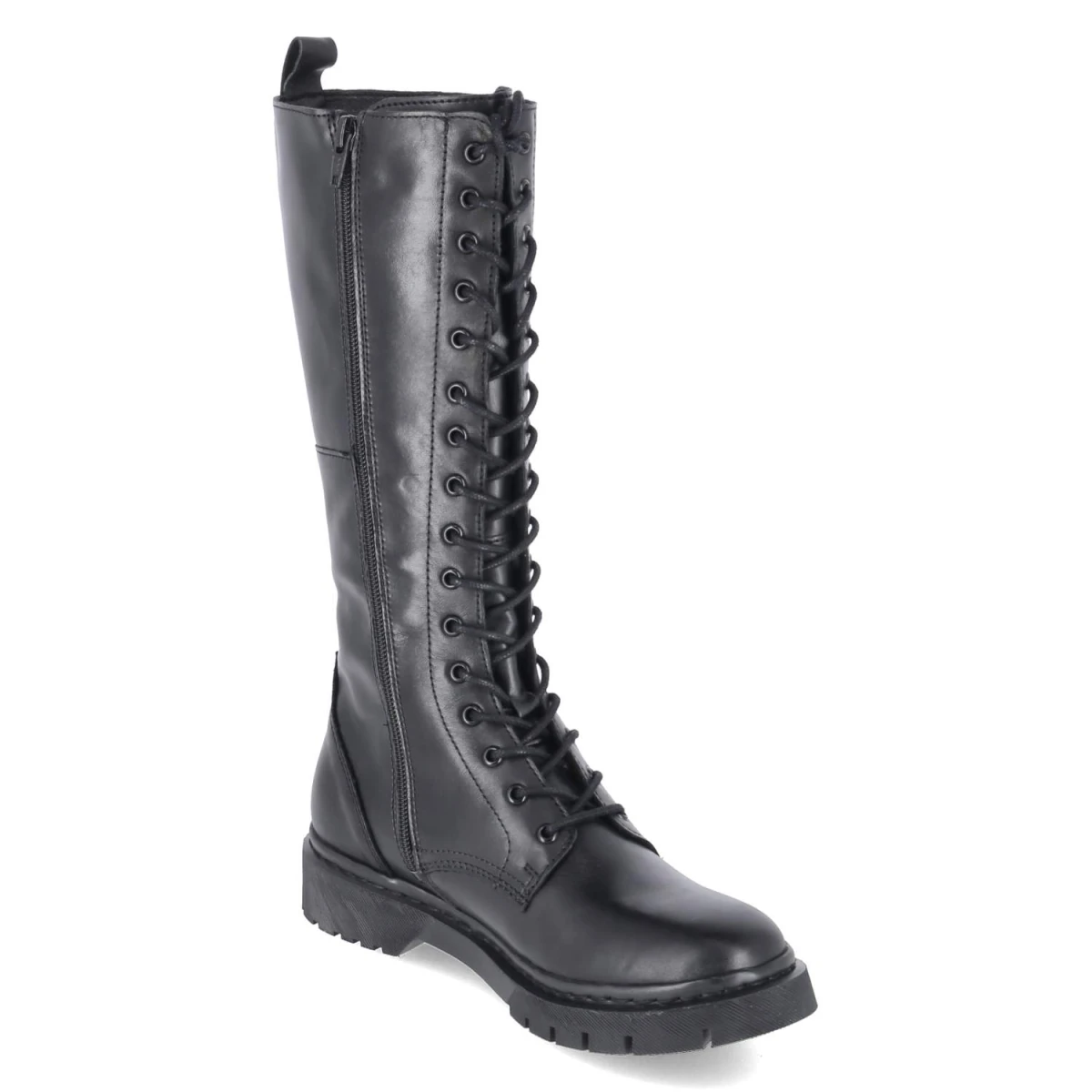 Schnürstiefel - BLACK