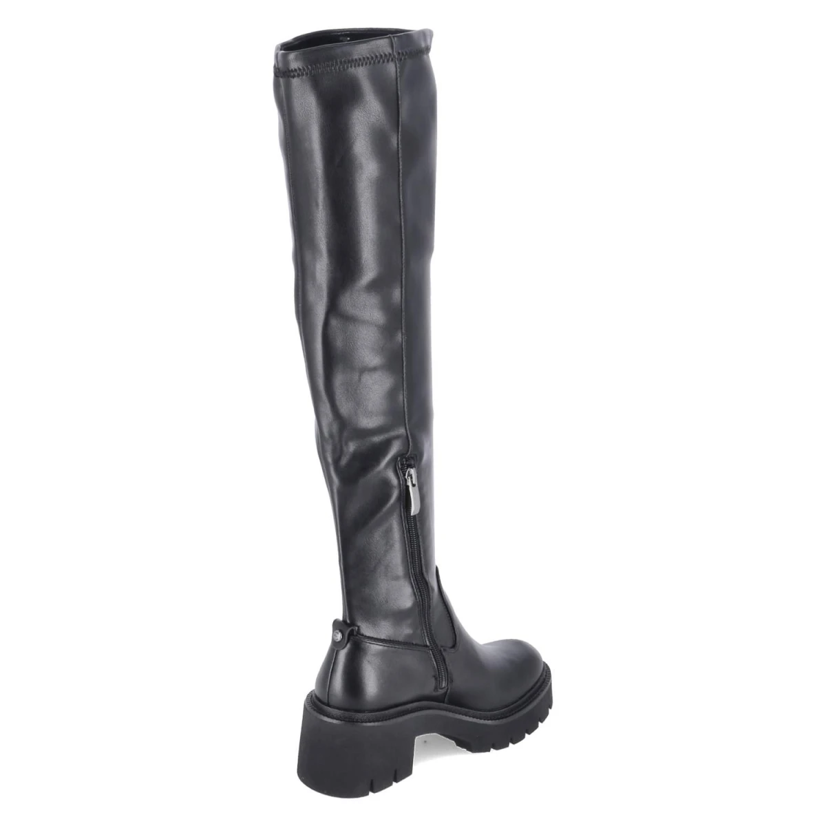 Overkneestiefel - black