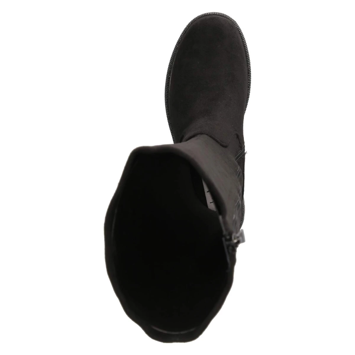 Stiefel - Black micro/ stones