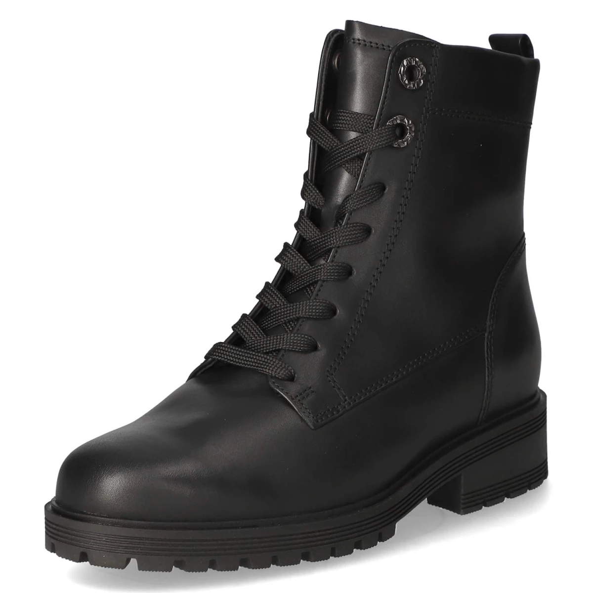 Schnürstiefeletten - schwarz (Micro)