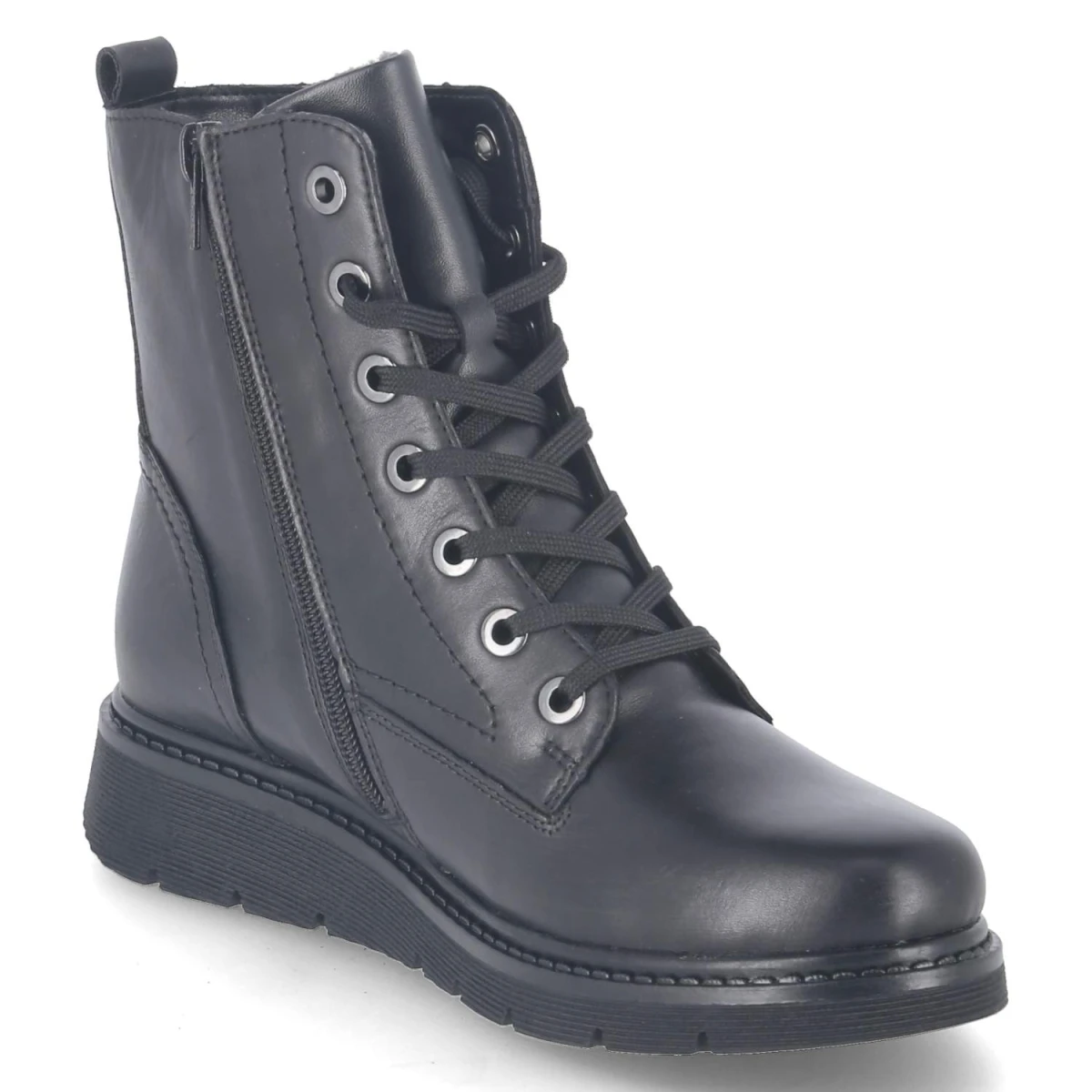 Schnürboots - SCHWARZ