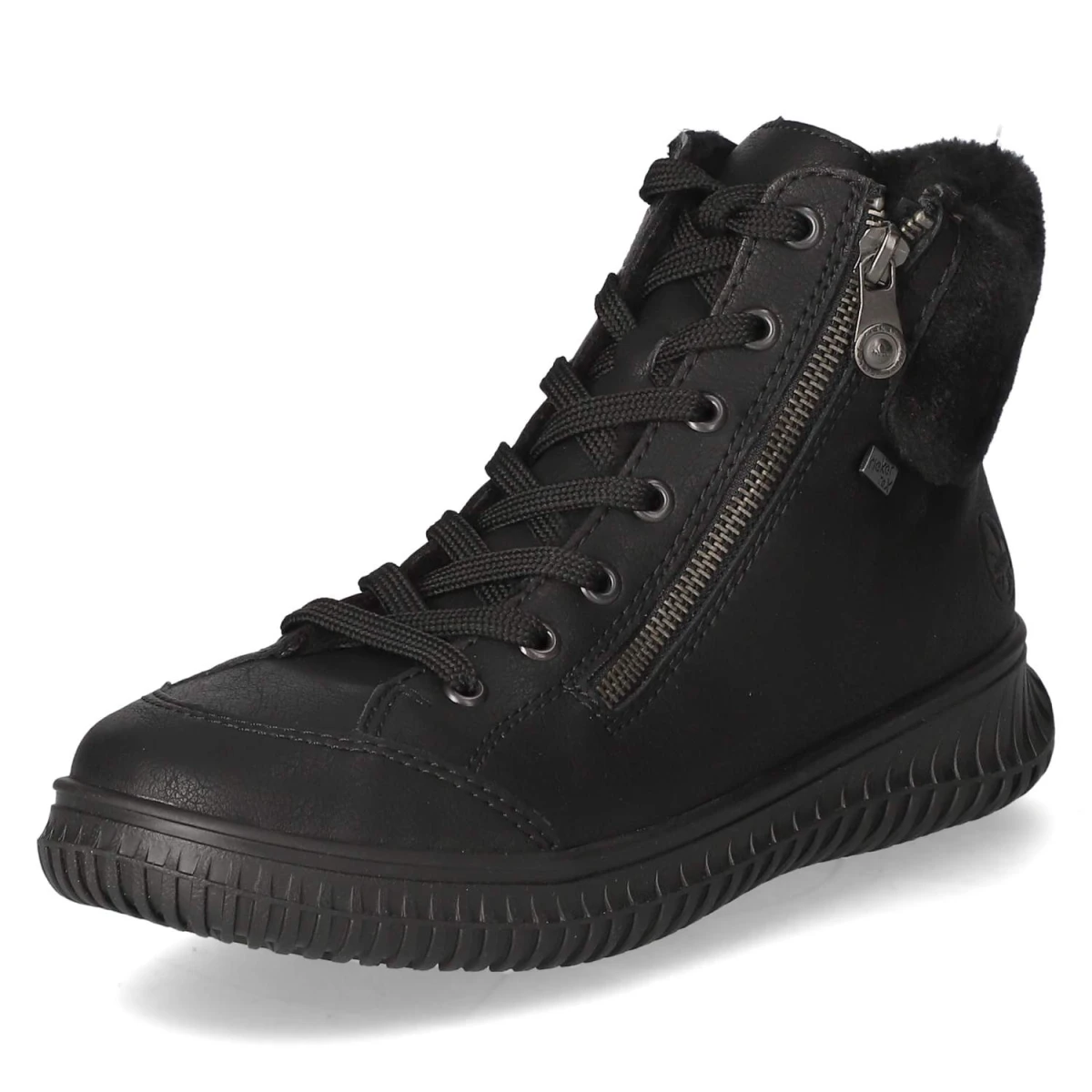 Schnürstiefeletten - SCHWARZ