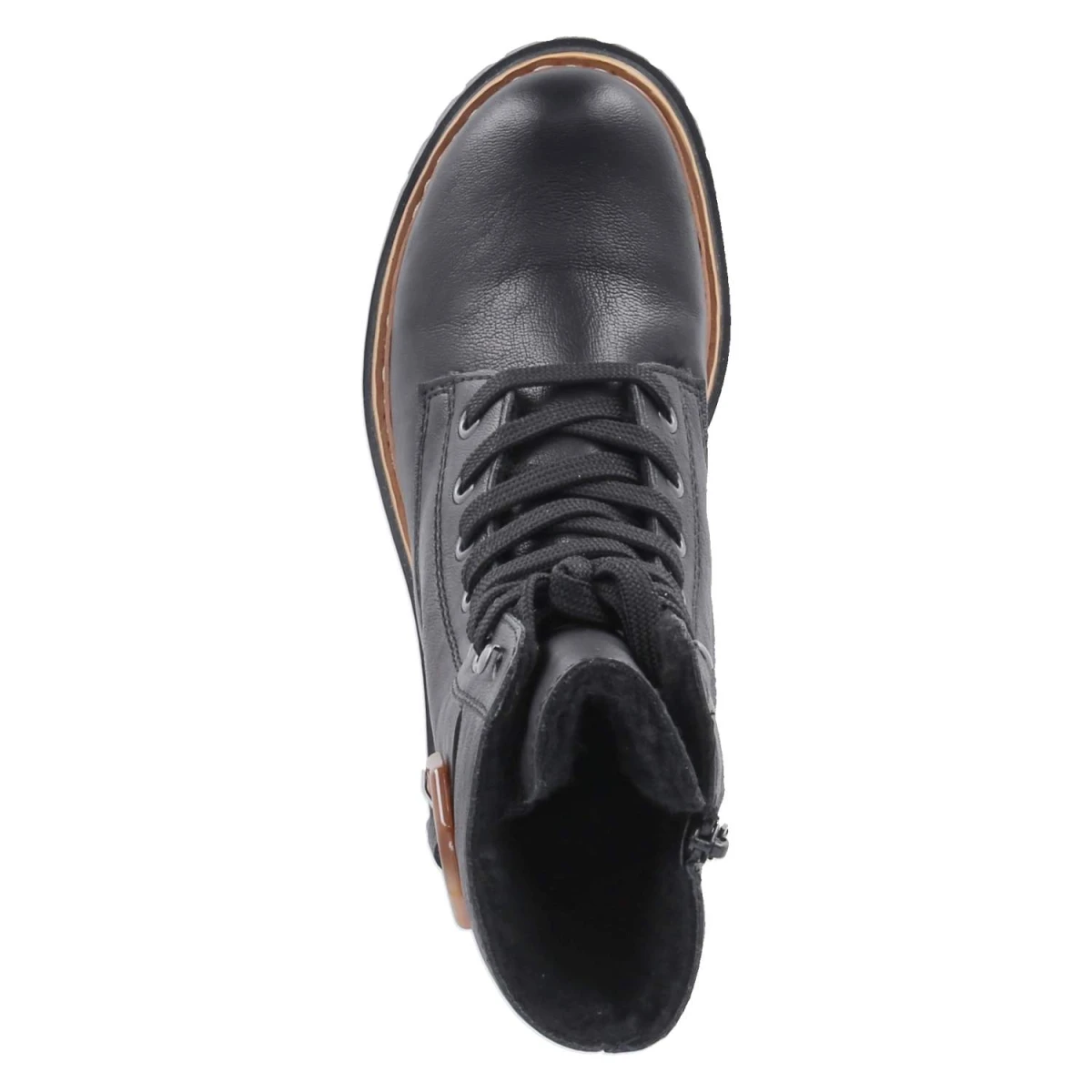 Schnürboots - schwarz