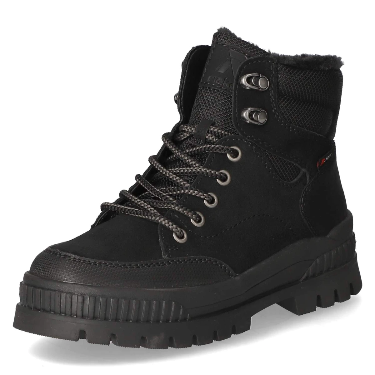 Schnürstiefeletten - black