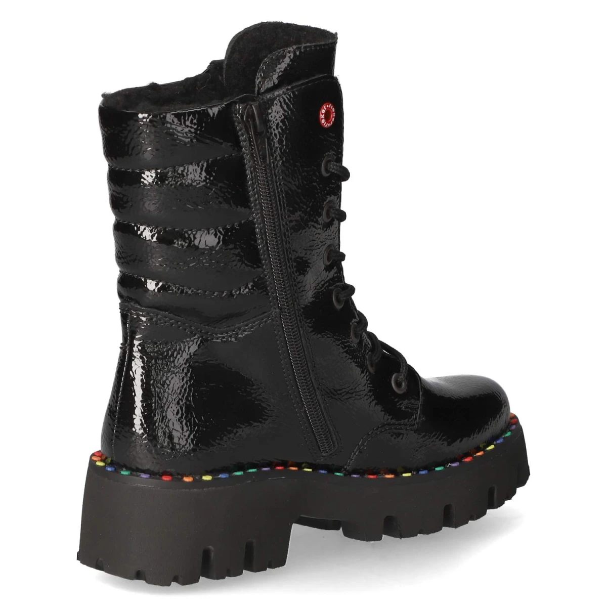 Schnürstiefeletten - black