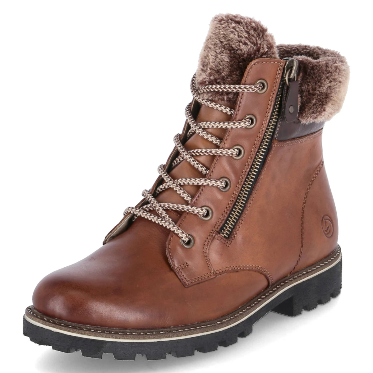 Winterstiefeletten - braun kombi