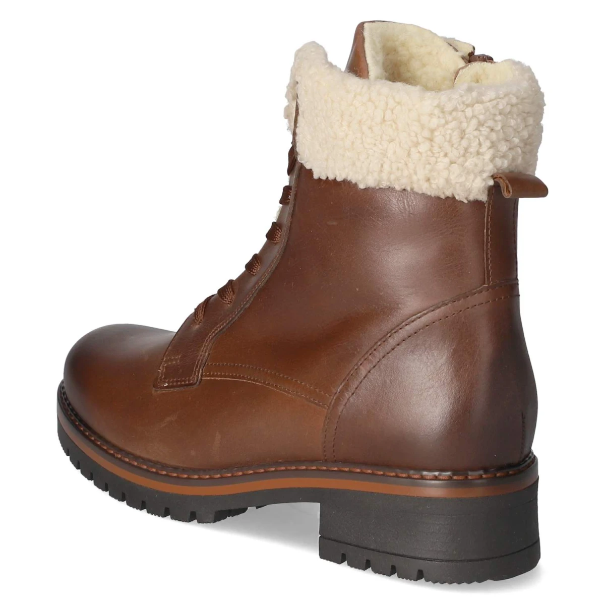 Schnürstiefeletten - peanut/EF (Webl.)