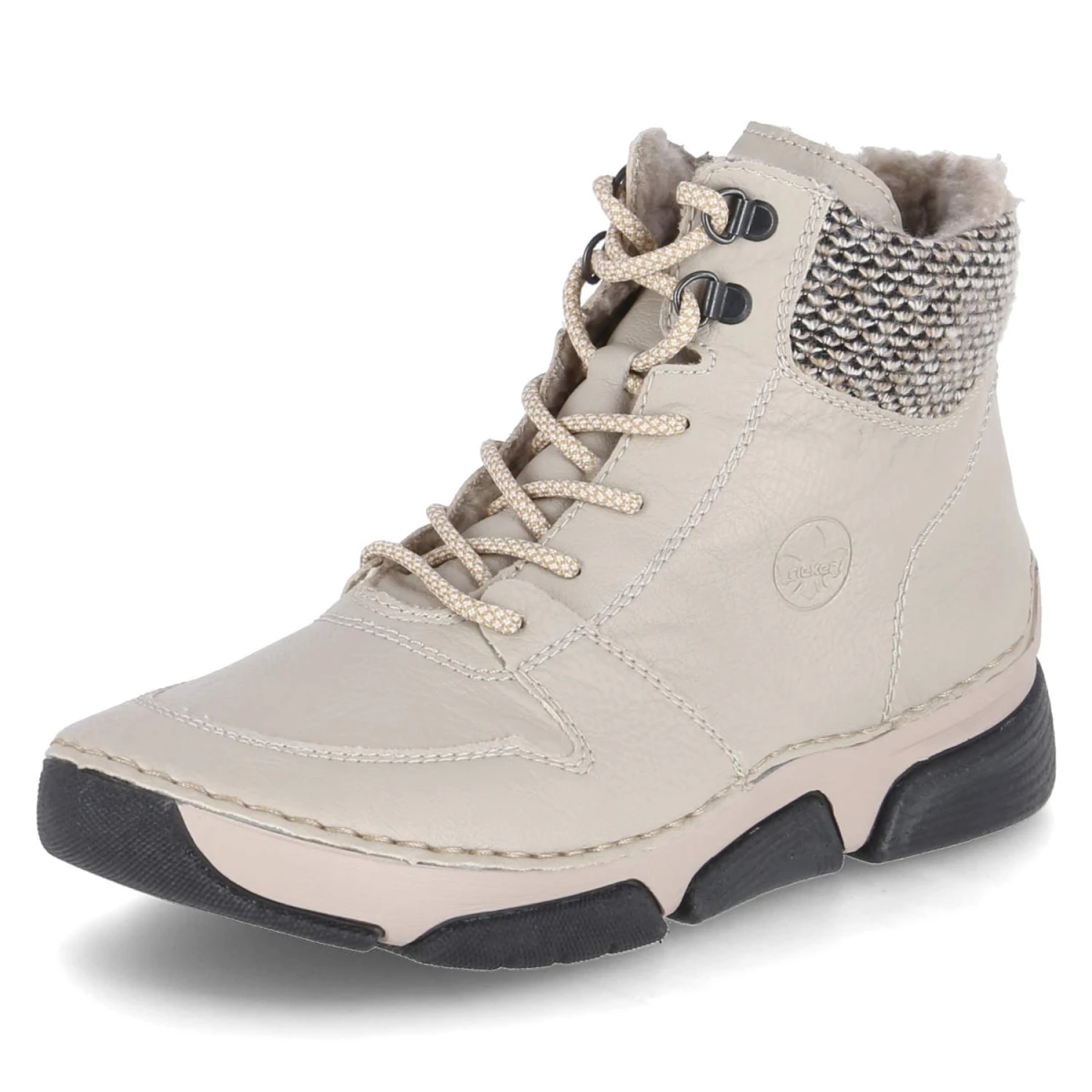 Schnürstiefeletten - BEIGE