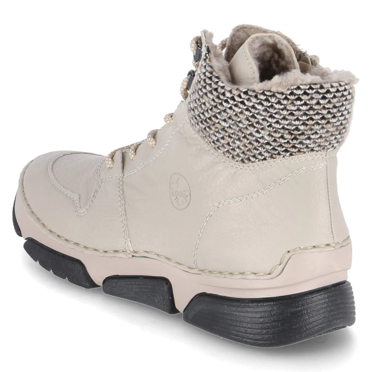 Schnürstiefeletten - BEIGE