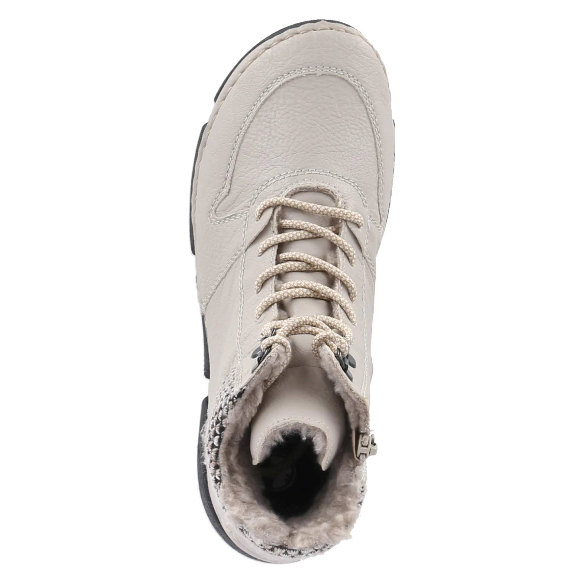 Schnürstiefeletten - BEIGE