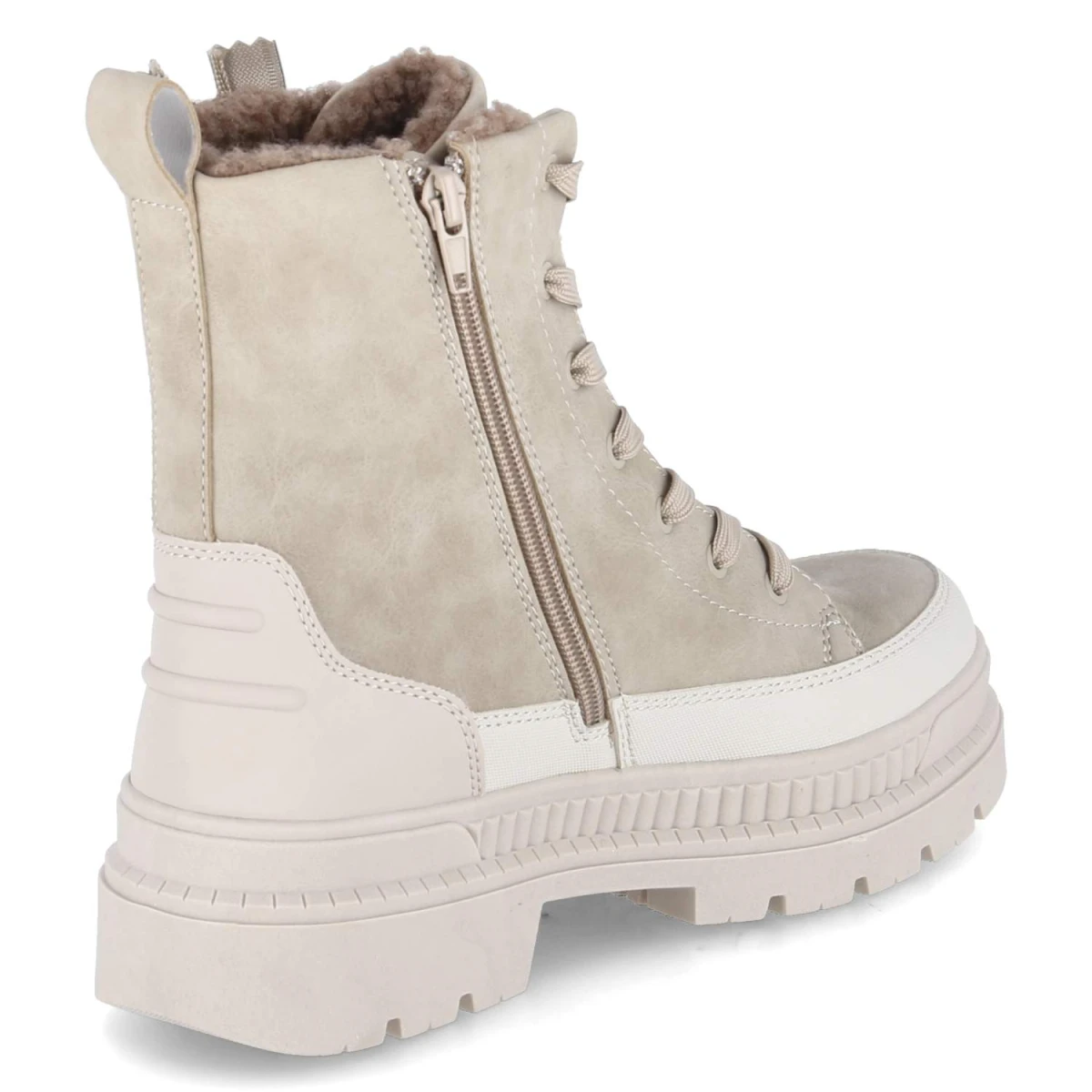 Stiefeletten - beige / offwhite