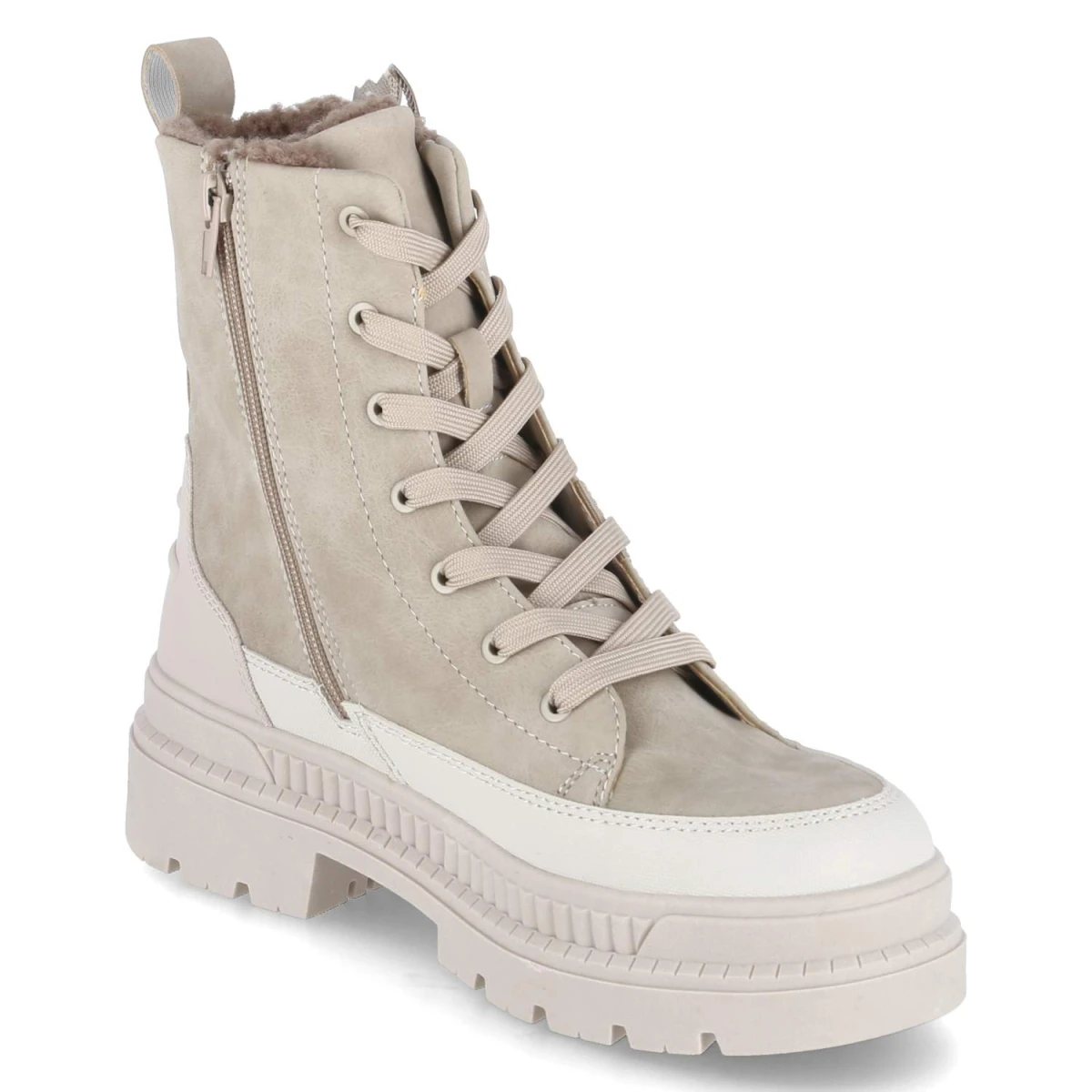 Stiefeletten - beige / offwhite