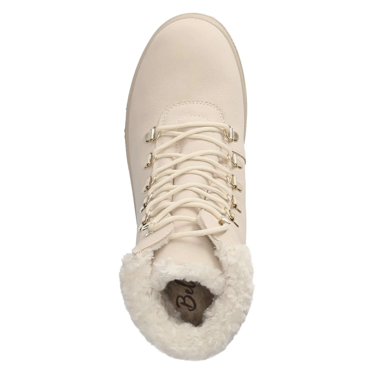 Schnürstiefeletten - panna