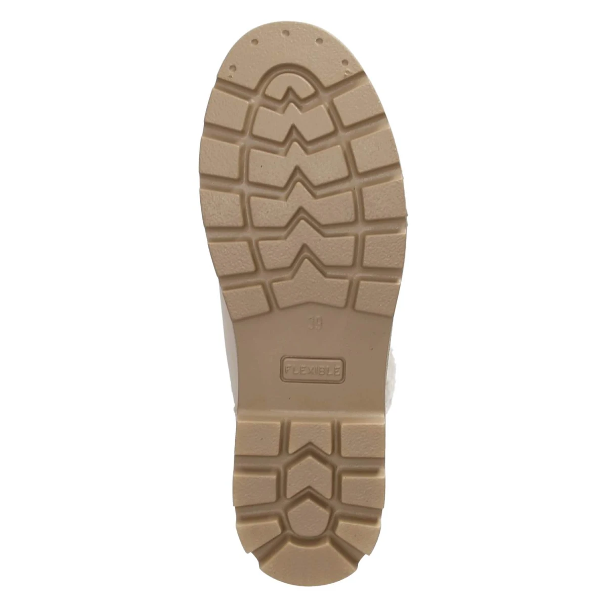 Schnürstiefeletten - panna