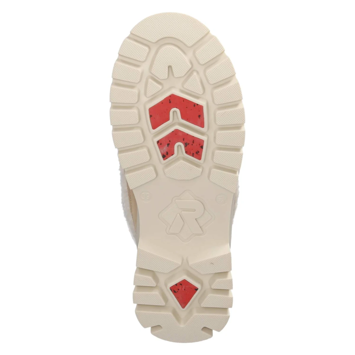 Schnürstiefeletten - beige