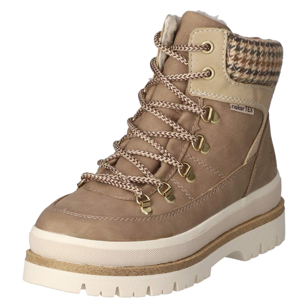Schnürboots - beige