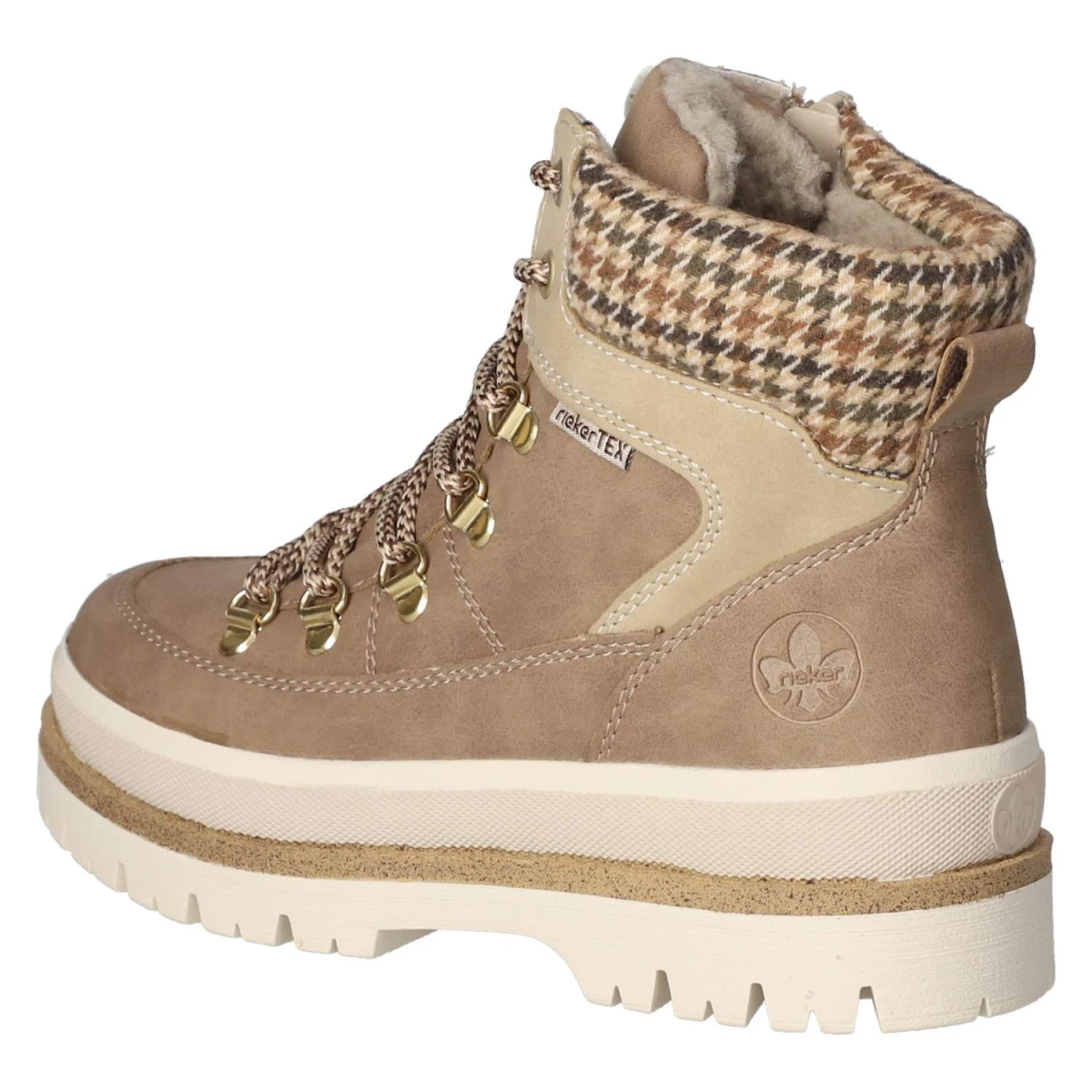 Schnürboots - beige