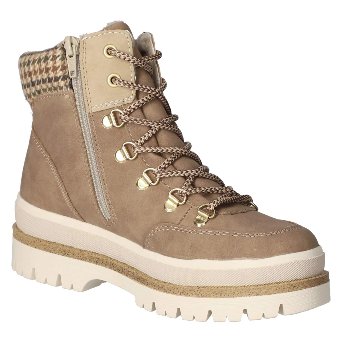 Schnürboots - beige