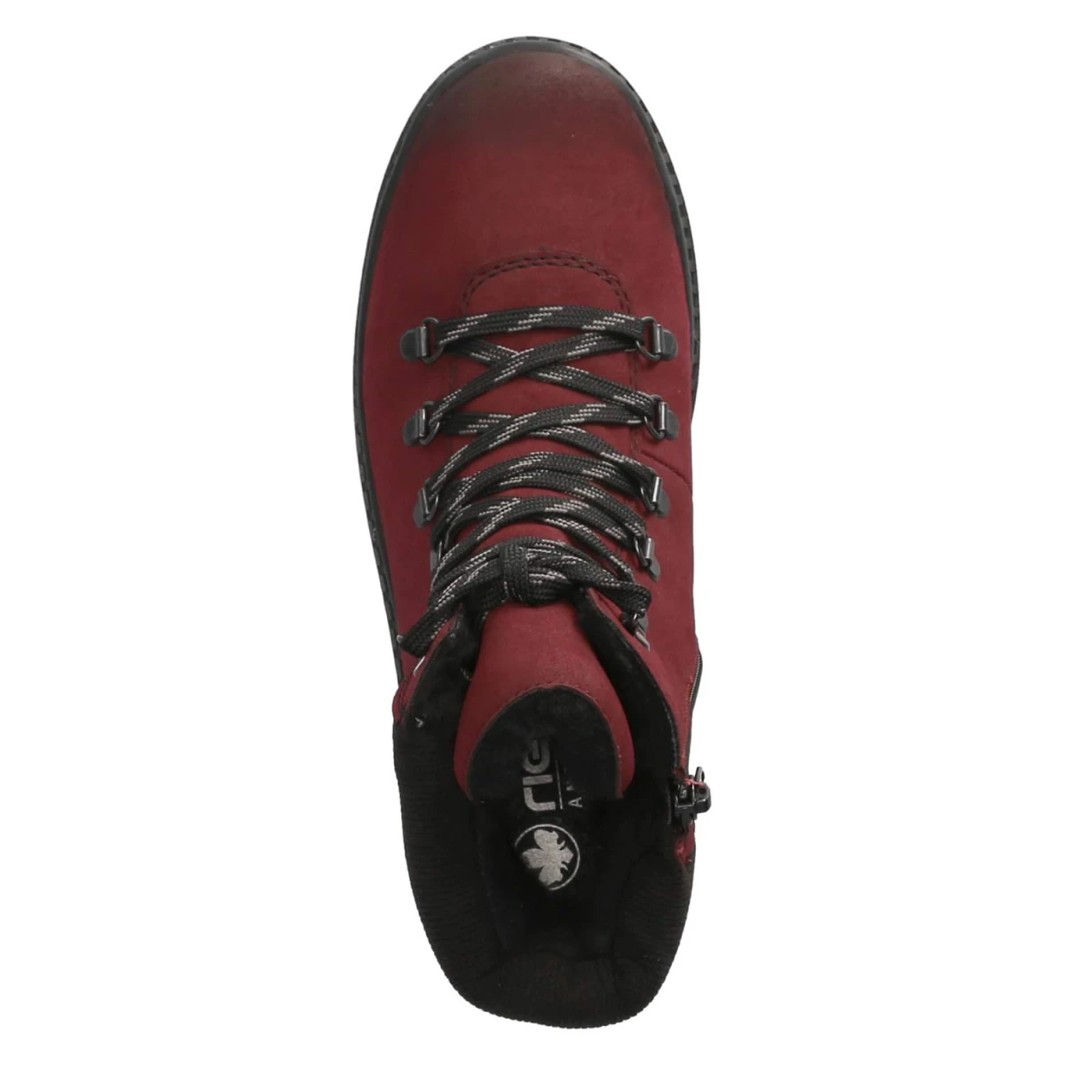 Schnürstiefeletten - rot