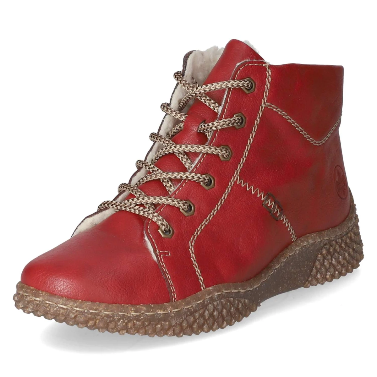 Schnürstiefeletten - red