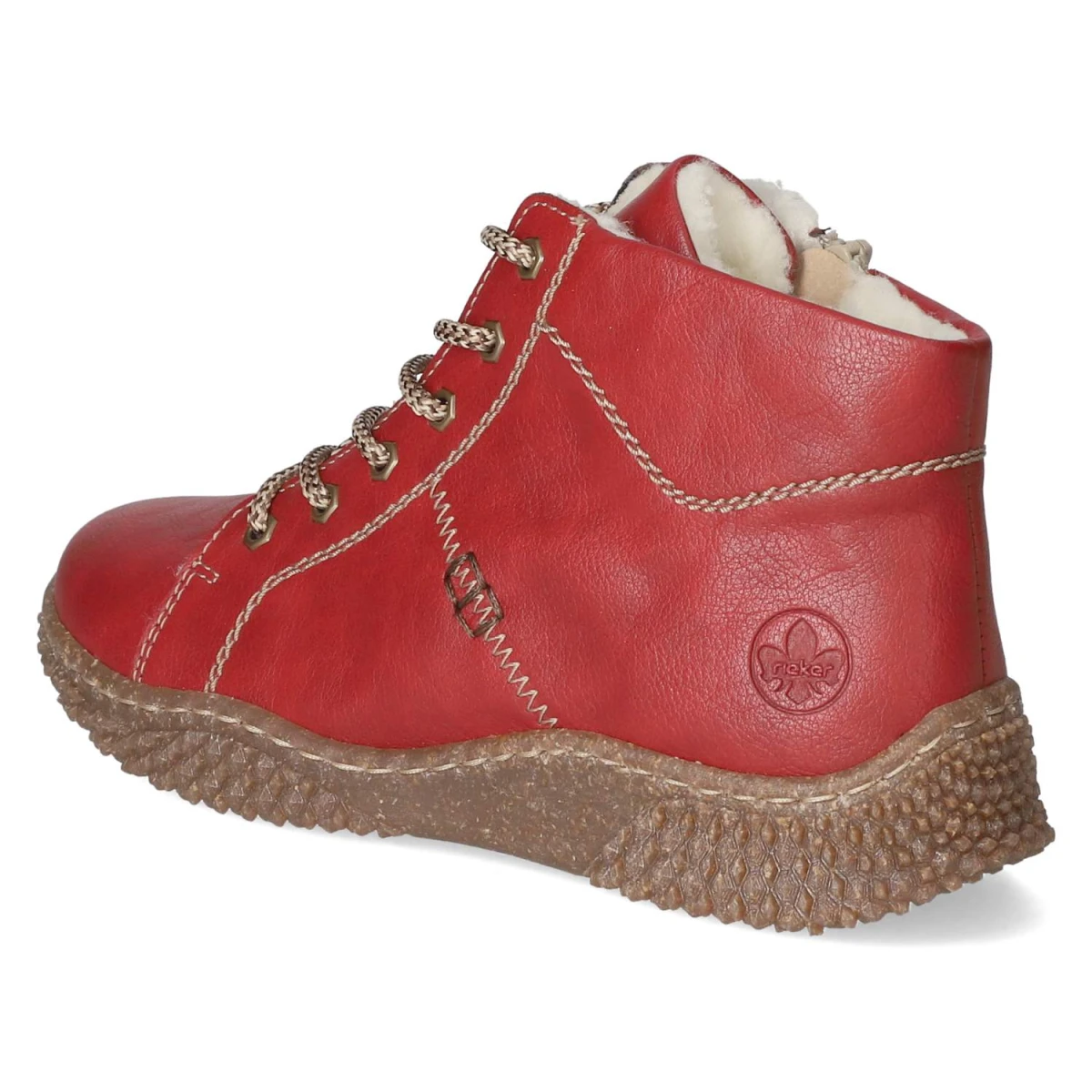 Schnürstiefeletten - red
