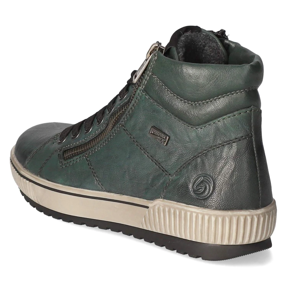 Schnürstiefeletten - grün