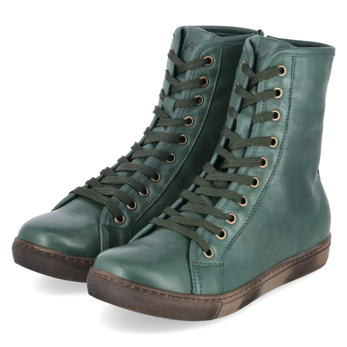 Schnüstiefeletten - tanne