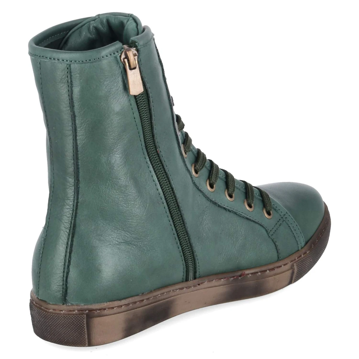 Schnüstiefeletten - tanne